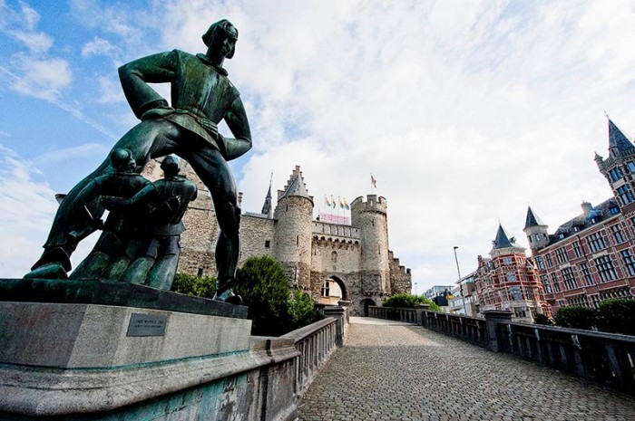 Het Steen castle in Antwerp, Belgium. Photographer Paul Marshall