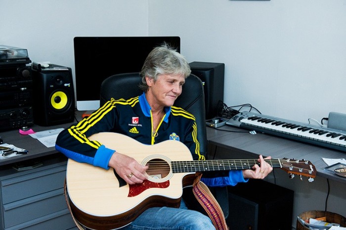 Pia Sundhage, Swedish football coach. Fotograf Paul Marshall